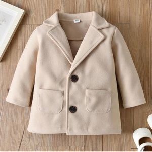 Black Lapel neck over coat